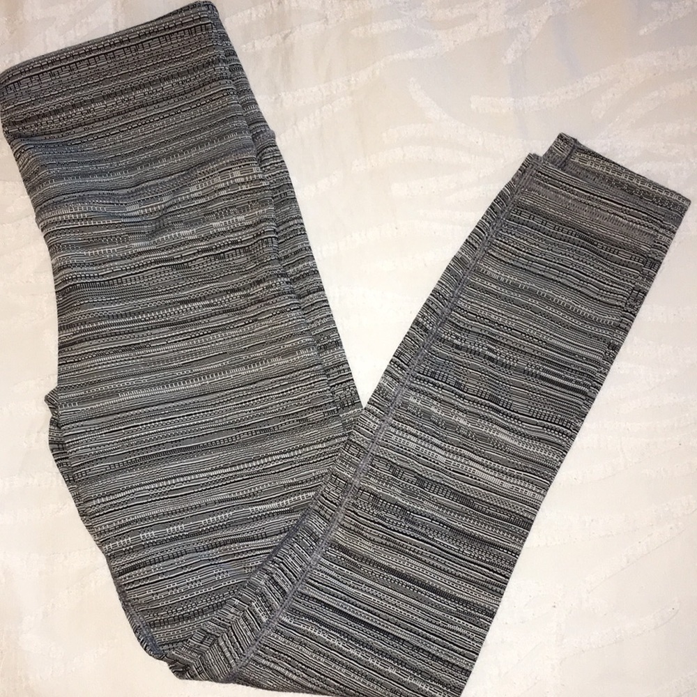 Athletic grey space dye, high-rise leggings
